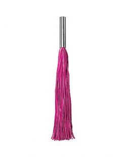 Touche Leather Whip Metal Long - Pink -