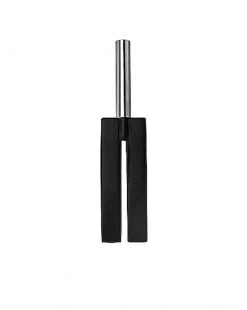 Touche Leather Slit Paddle - Black -