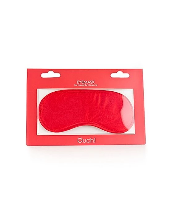Shots Toys Soft Eyemask Red - Red - - Image 2