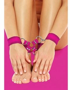 Touche Velcro Hand And Leg Cuffs Pink - Pink -