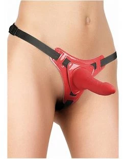 Touche Pleasure Strap-on - Red -