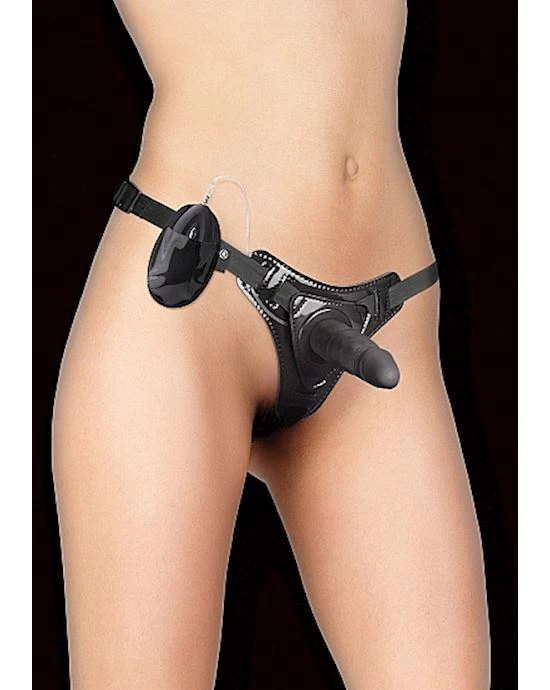 Touche Vibrating Strap-on - Black -
