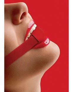 Touche Elastic Ball Gag Red - Red -