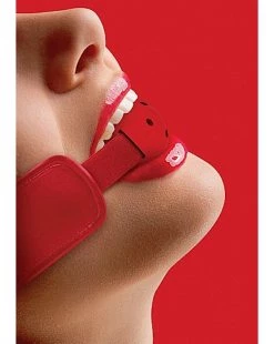Touche Brace Ball Gag Red - Red -