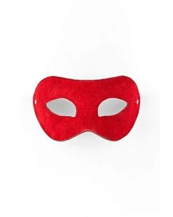 Touche Eye Mask Suede - Red -