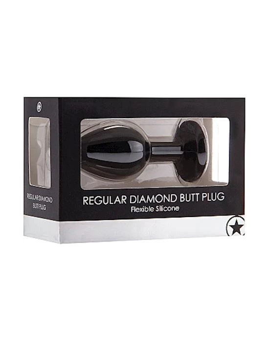 Ouch Regular Diamond Butt Plug - 2.8 Inch - Image 2