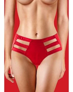 Ouch Sexy Bow Vibrating Panty - Red