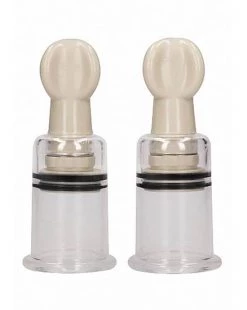 Shots Toys Ouch! Nipple Suction Cups - Clear - Small