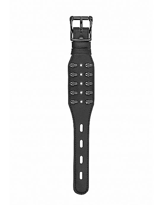 Shots Toys Ouch! Skulls And Bones - Bracelet With Skulls - Black - One Size - Image 3