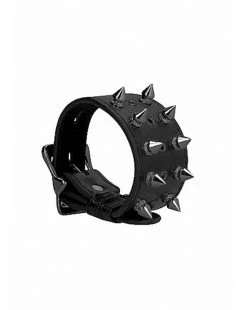 Shots Toys Ouch! Skulls And Bones - Bracelet With Spikes - Black - One Size