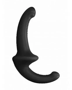 Shots Toys Silicone Strapless Strapon - Black - 4.7 Inch