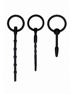 Shots Toys Urethral Sounding Plug Set - Black