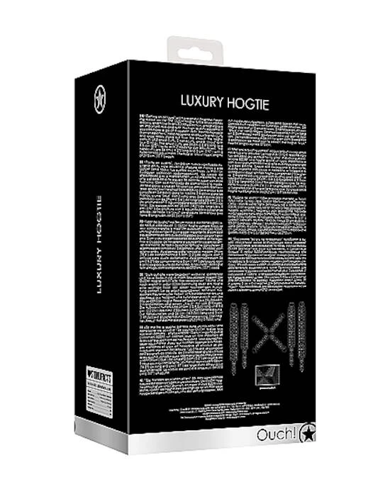 Shots Toys Luxury Hogtie - Black - Image 3