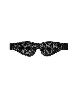 Shots Toys Luxury Eye Mask- Black - Black