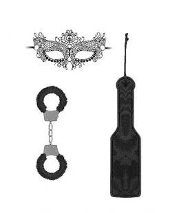 Shots Toys Introductory Bondage Kit- Black - Black