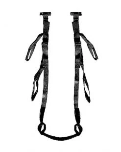 Shots Toys Deluxe Door Swing - Black