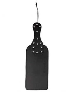 Shots Toys Studded Paddle- Black - Black