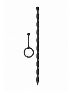 Shots Toys Silicone Plug And Cock Ring Set - Black