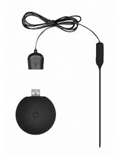 Shots Toys Rechargable Vibrating Plug With Remote - Black