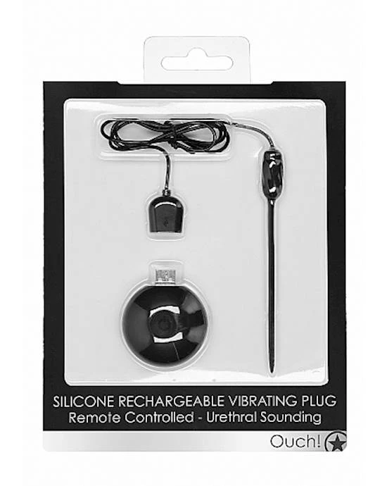 Shots Toys Rechargable Vibrating Plug With Remote - Black - Image 2