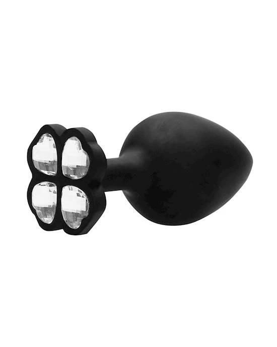 Shots Toys Lucky Diamond Butt Plug - 3.8 Inch - Black - 3.8 Inch - Image 3