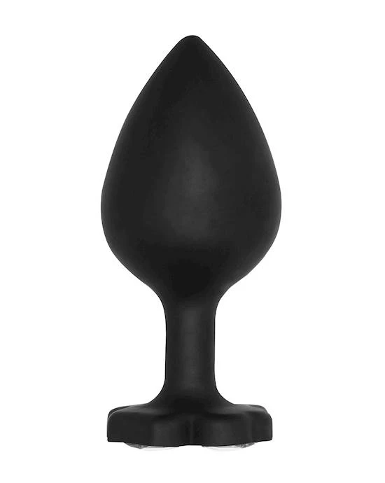 Shots Toys Lucky Diamond Butt Plug - 3.8 Inch - Black - 3.8 Inch - Image 4