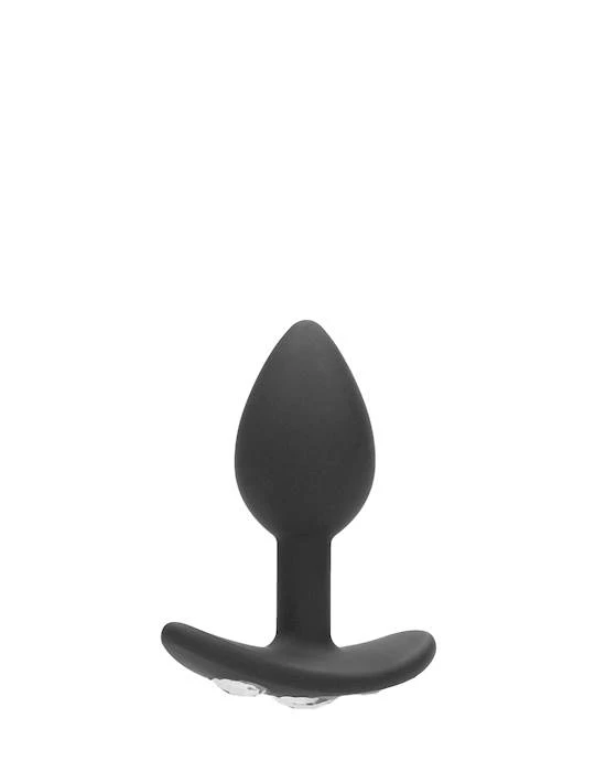 Shots Toys Diamond Butt Plug With Handle - 3 Inch - Black - 3 Inch - Image 4