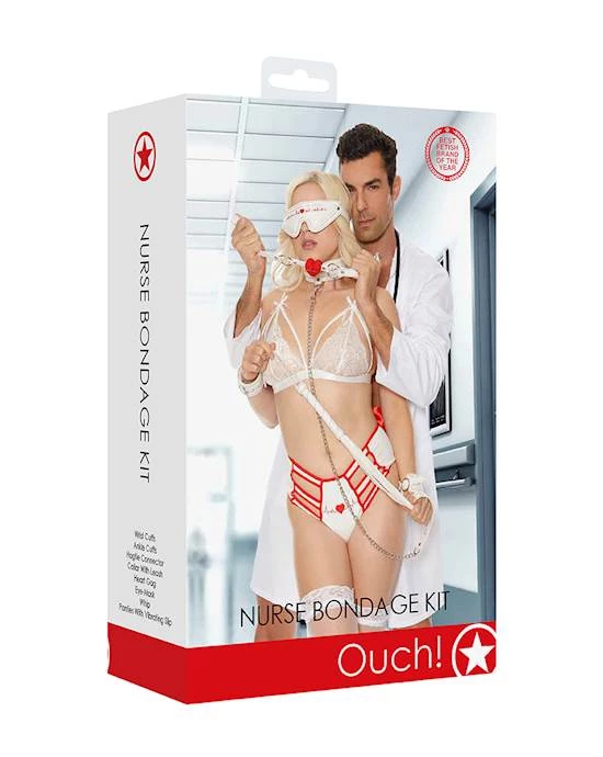 Shots Toys Nurse Bondage Kit - White - Image 10