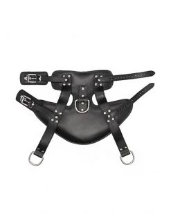 Shots Toys Heavy Duty Suspension Cuffs - Black - One Size